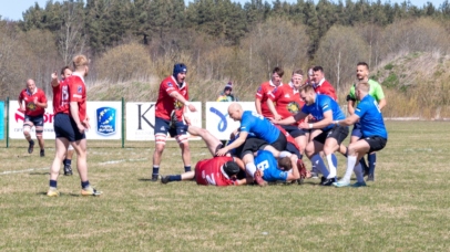 Action from Estonia vs Norway rugby match at Tiskre, May 2026