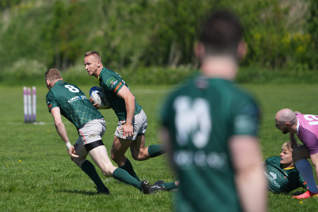 Action from the 2026 Estonian Olympic Rugby 7s Championships at Tiskre