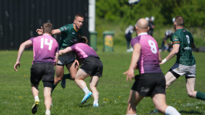 Match action from the 2026 Estonian Olympic Rugby 7s Championships