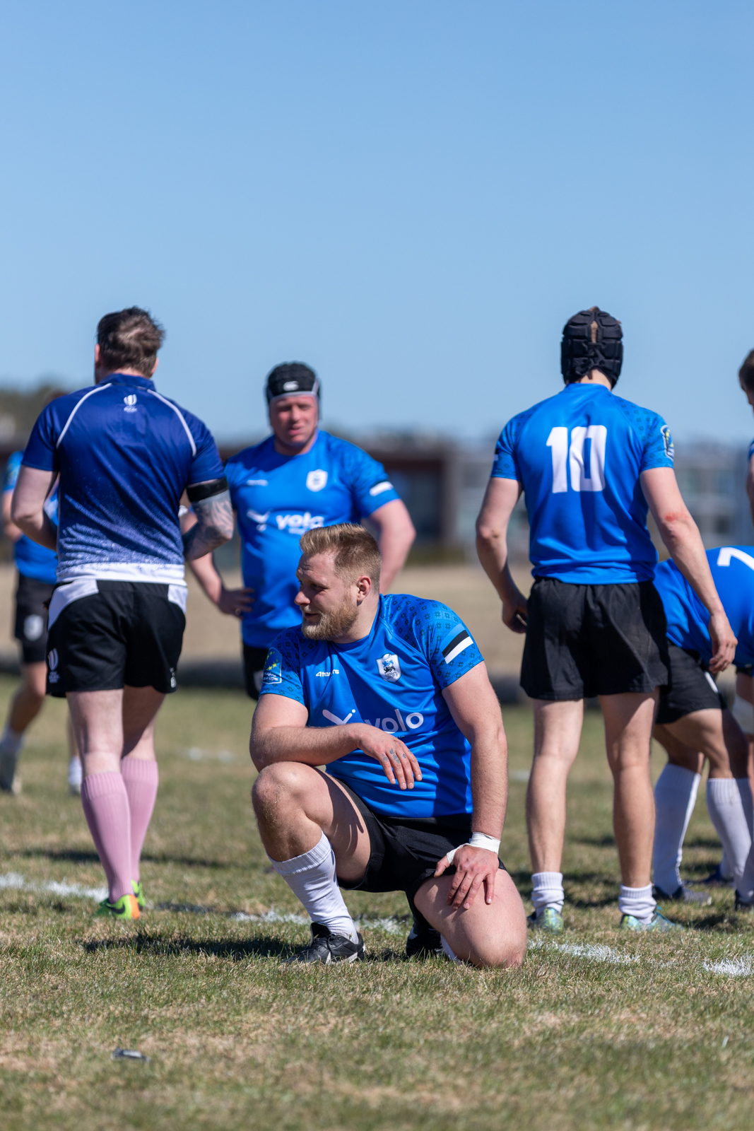 Estonia rugby player in action against Norway at Tiskre, May 2026
